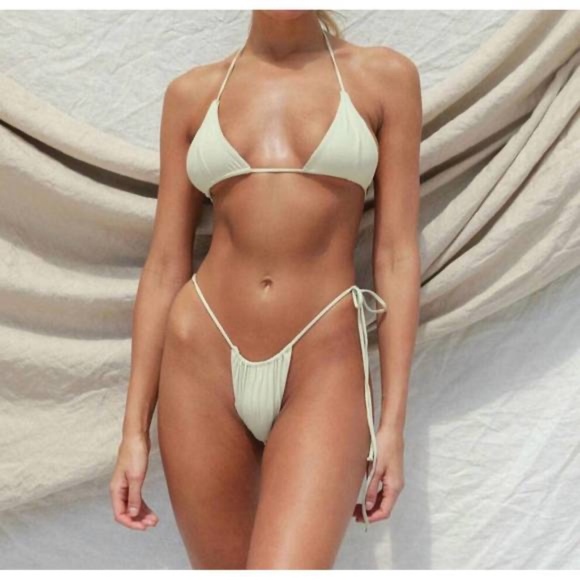 Stone Fox Swim Bikini Set Aloe Wash Size XL - Picture 1 of 15
